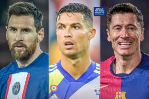 pg麻将胡了官网-五大联赛历史射手榜：梅西496球第一，C罗495球第二莱万377球第三